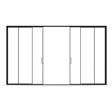 Côté étroit de porte coulissante de cuisine